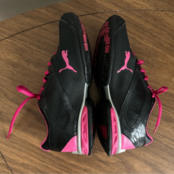 Puma TAZON Athlete Women’s Running Shoes Size 7.5 Black/Pink 18987702 - Picture 7 of 8